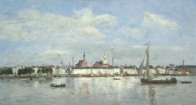 Kajen i Antwerpen af Eugene Louis Boudin