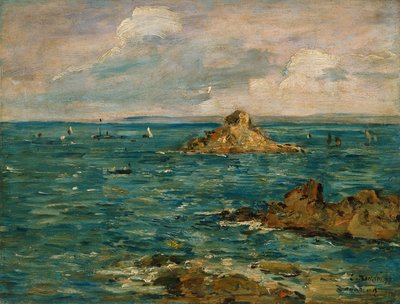Havet ved Douarnenez af Eugene Louis Boudin