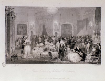 En social aften med hertugen af Orleans (Ferdinand-Philippe eller Ferdinand Philippe d