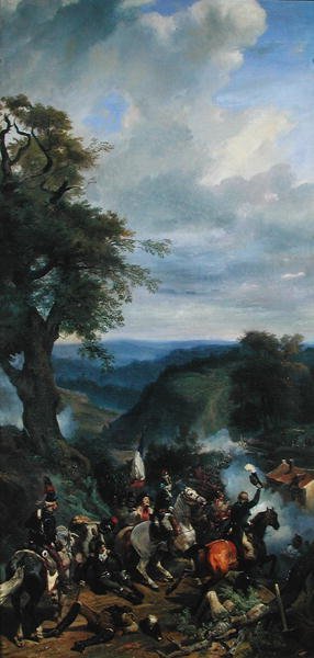 Slaget i Argonne, september 1792 af Eugene Louis Lami