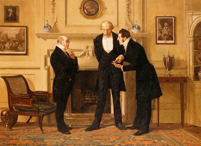 Figurer i et interiør, af Eugene Louis Lami