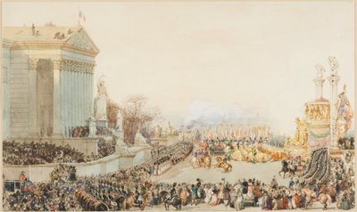 Oversættelsen af Napoleons aske: 15. december 1840 af Eugene Louis Lami