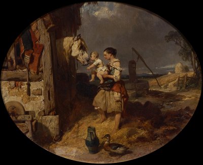 Gårdvennerne af Eugene Modeste Edmond Lepoittevin