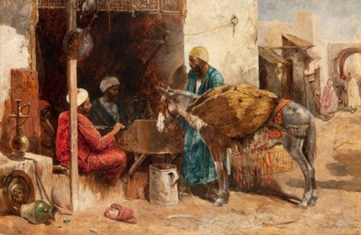 En orientalsk basar af Eugene Pavy