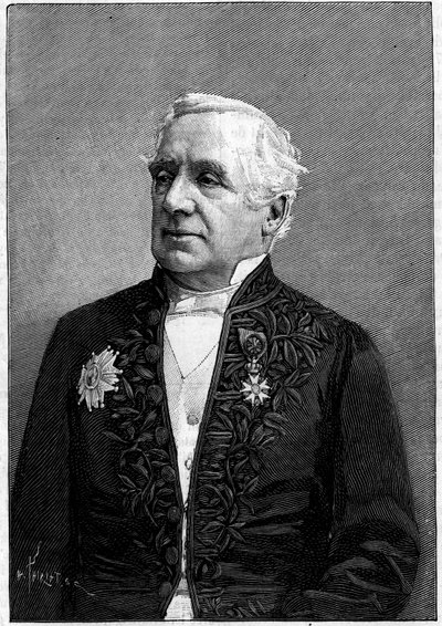 Portræt af baron Felix Hippolyte Larrey (1808-1895), fransk kirurg, medlem af Akademiet for Videnskaber og Akademiet for Medicin af Eugene Pirou
