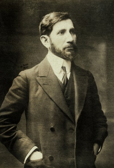 Portræt af Charles Maurras (foto) af Eugene Pirou