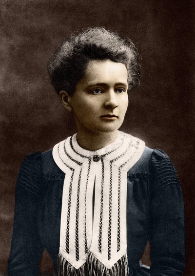 Portræt af Marie Curie 1867-1934 af Eugene Pirou