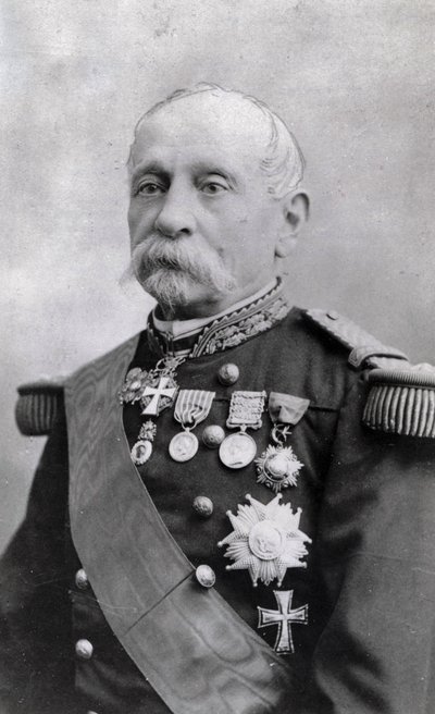 Portræt af Victor-Louis-François februar af Eugene Pirou