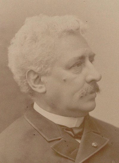 Portræt af komponisten Olivier Métra 1830-1889, 1870