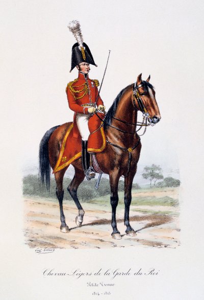Lette Heste af Kongens Garde, Lille Uniform, 1814-15 af Eugene Titeux