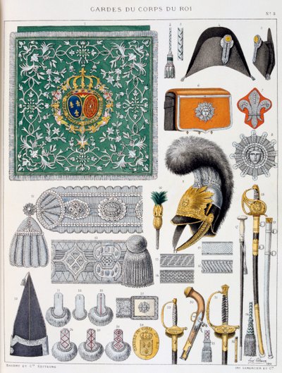 Kongens livvagter, Insignia af Eugene Titeux