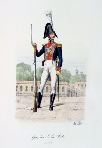 Portvagter, 1814-15 af Eugene Titeux