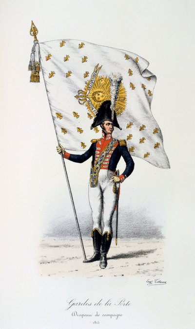 Portvagter, Kampagneflag, 1815 af Eugene Titeux
