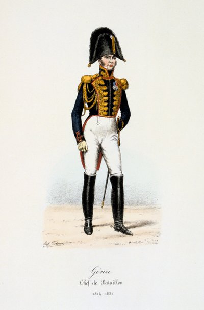 Ingeniører, Bataillonschef, 1814-30 af Eugene Titeux