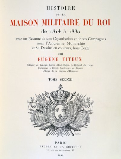 Titel side af Eugene Titeux