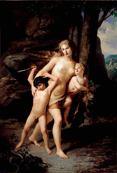 The Children of Eve Painting by Eugenio Agnenidani af Eugenio Agneni