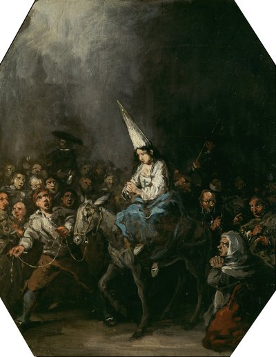 Dømt af inkvisitionen, ca 1860 af Eugenio Lucas Velázquez