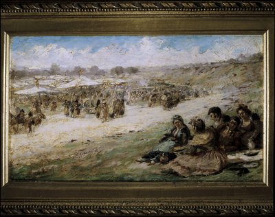 San Isidro-engen i Madrid af Eugenio Lucas Villaamil