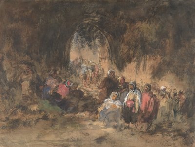 Araber hviler, 1817-70. af Eugenio Lucas Villamil