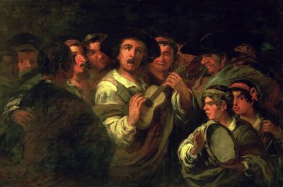 The Serenaders (olie på lærred) af Eugenio Lucas y Padilla