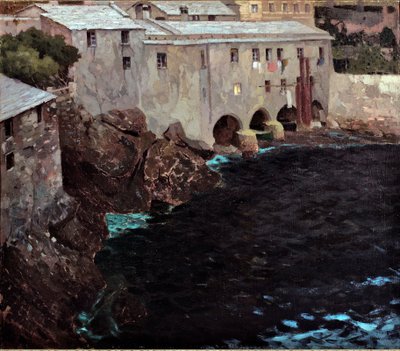 Buerne i klosteret San Fruttuoso, ca. 1909 af Eugenio Olivari
