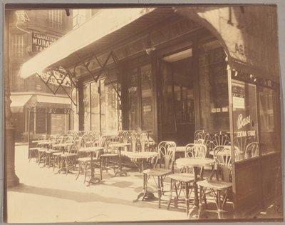 Café, Avenue de la Grande-Armée af Eugène Atget