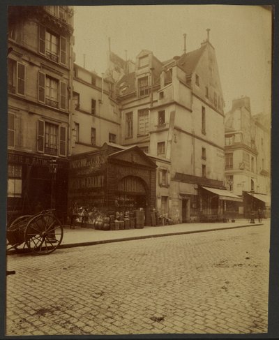 Cour de la Rue des Archives 46 af Eugène Atget