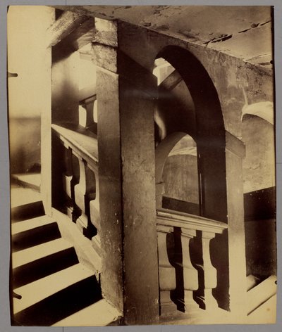Trappeopgang, 25 rue des Blancs-Manteaux af Eugène Atget