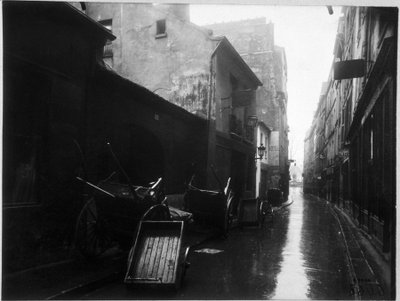 La rue de Bievre - fotografi af Eugene Atget af Eugène Atget