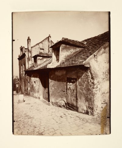 [Montmartre] Musettes hus af Eugène Atget