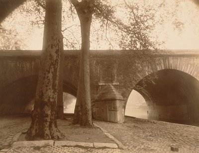 Pont Marie, 1926 (albumin-udskrivning papirfotografi) af Eugène Atget