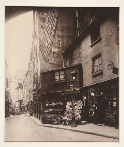 Rue Galande, Paris af Eugène Atget