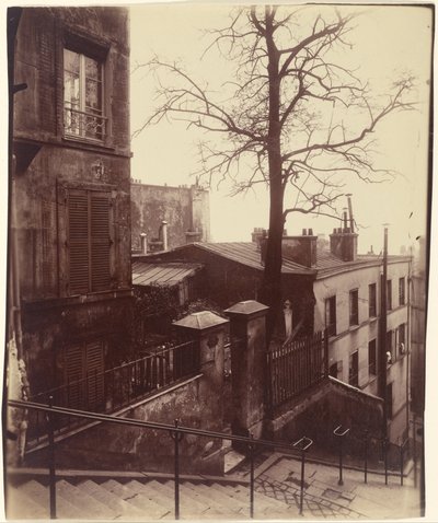 Trappe, Montmartre af Eugène Atget
