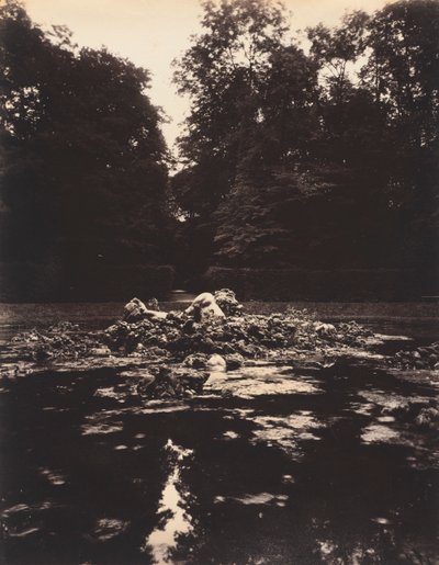 Versailles, Enceladus-fontænen af Eugène Atget