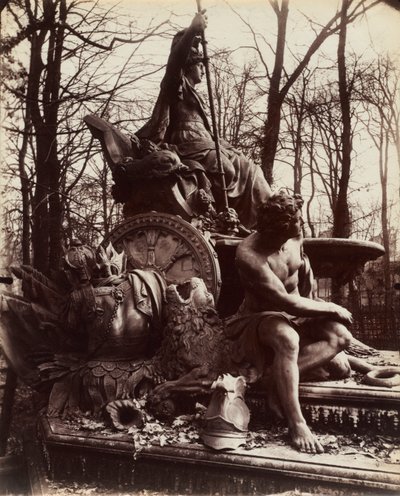 Versailles, det triumferende Frankrigs springvand af Eugène Atget