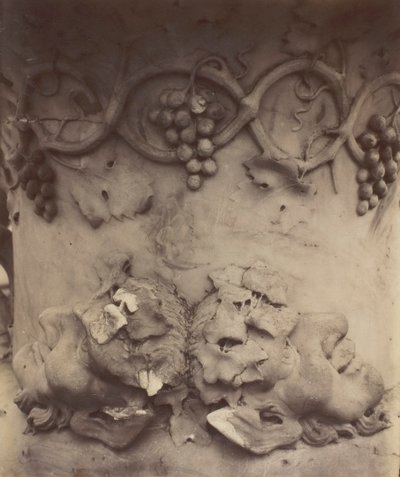 Versailles, Vase detalje, 1906. af Eugène Atget