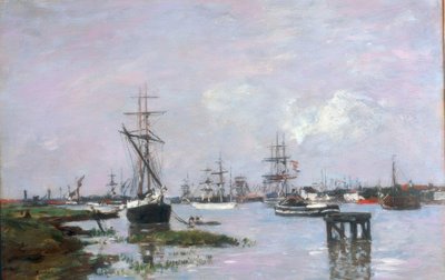Antwerpen, havnen af Eugene Louis Boudin