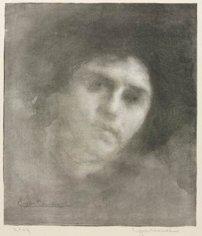 Madame Eugène Carrière (stor tallerken) af Eugène Carrière
