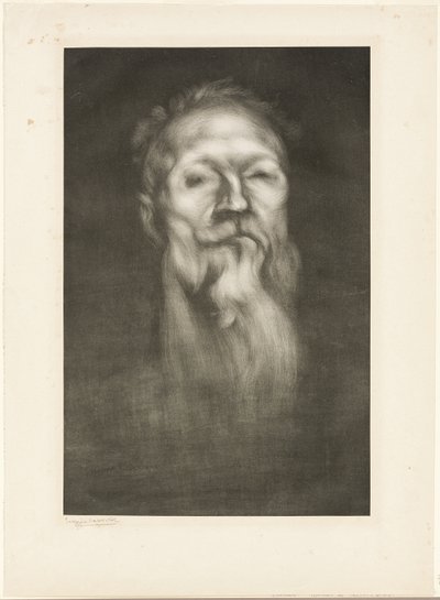 Portræt af Auguste Rodin af Eugène Carrière