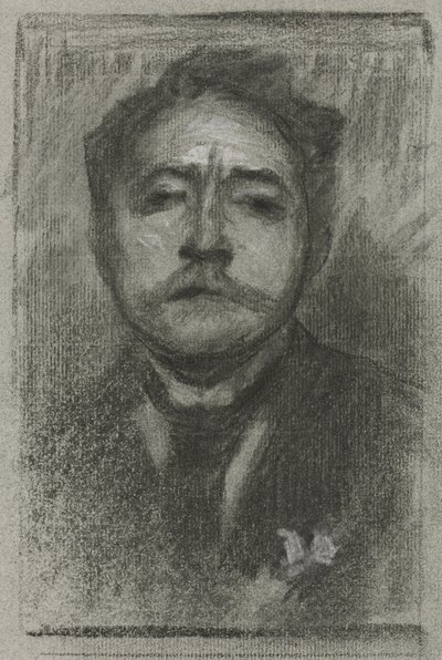 Portræt af Jean Ajalbert af Eugène Carrière