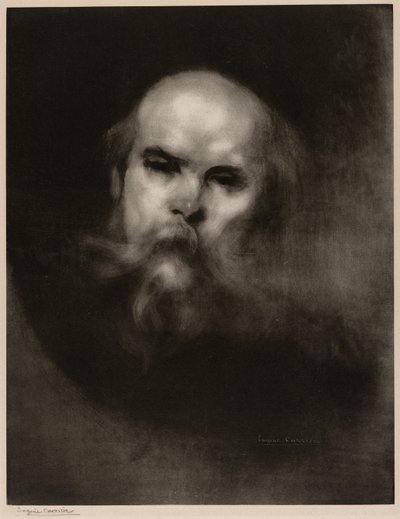 Portræt af Paul Verlaine af Eugène Carrière