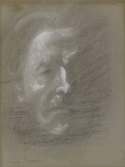 Selvportræt. af Eugène Carrière