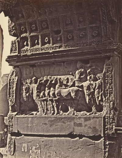 Basrelief af Titusbuen, 1848-52. af Eugène Constant