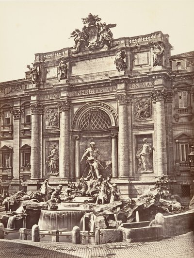 Trevi-fontænen, 1848-52. af Eugène Constant