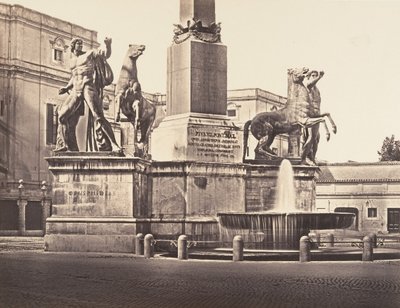 Monte Cavallo, 1848-52. af Eugène Constant