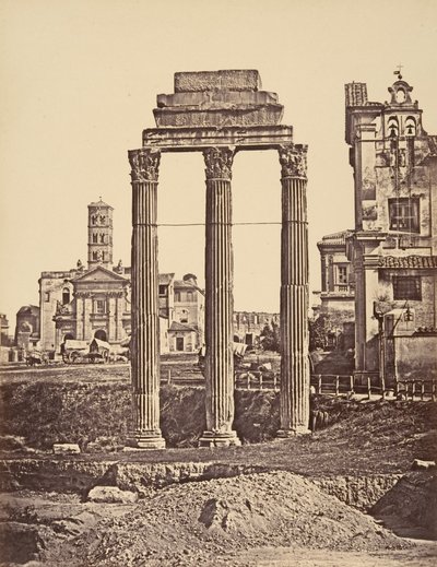 Ruiner af Forum, 1848-52. af Eugène Constant