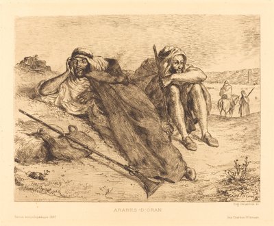 arabere fra Oran af Eugène Delacroix