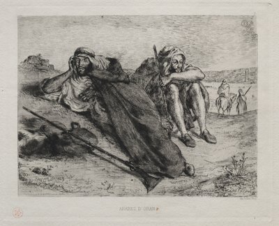 arabere fra Oran af Eugène Delacroix