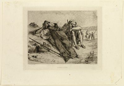 arabere fra Oran af Eugène Delacroix