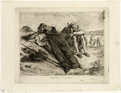 arabere fra Oran af Eugène Delacroix